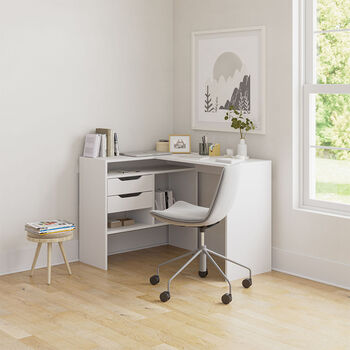 Escritorio 2 Cajones Blanco Mil&aacute;n