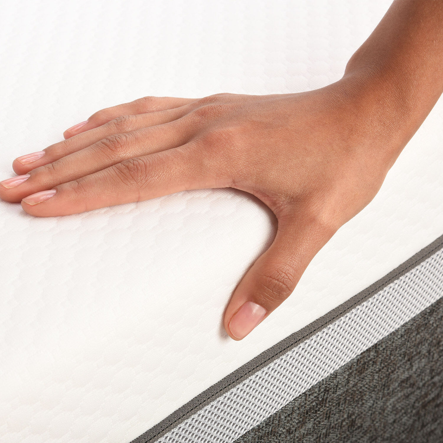 Cama Space Box 2 Plazas Ortopedic Advance + Velador N&iacute;ger