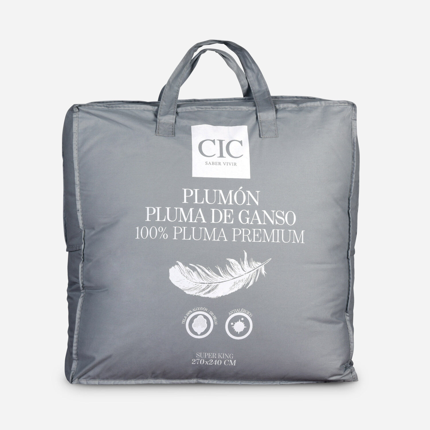 Plumon Super King Pluma 100 Ganso CIC