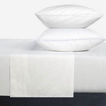 S&aacute;banas 2 Plazas 300 Hilos Lisa Blanco