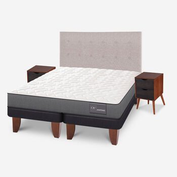 Cama Europea King Anatomic + Set Tigris