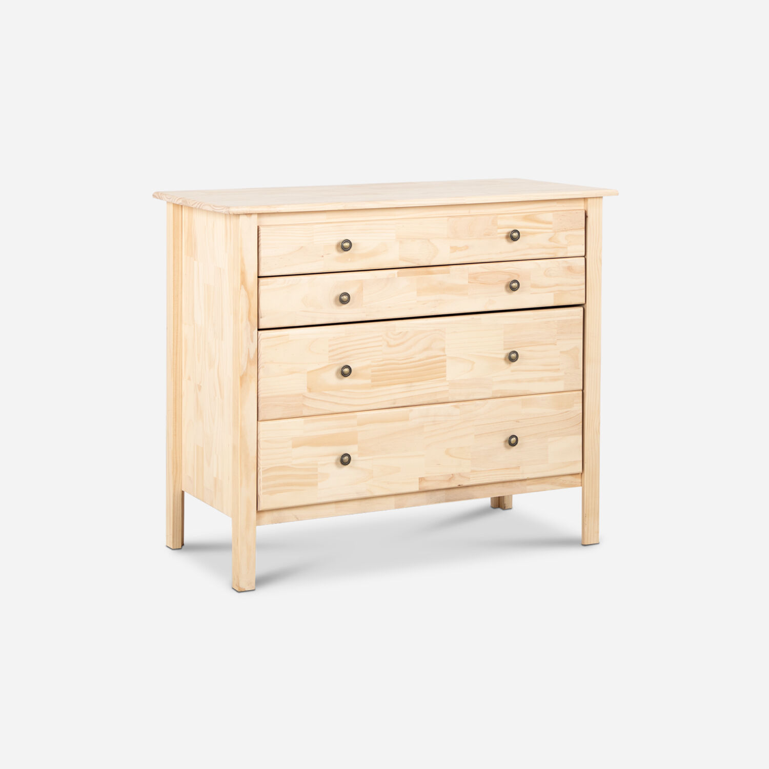 C&oacute;moda 4 Cajones Berl&iacute;n Natural