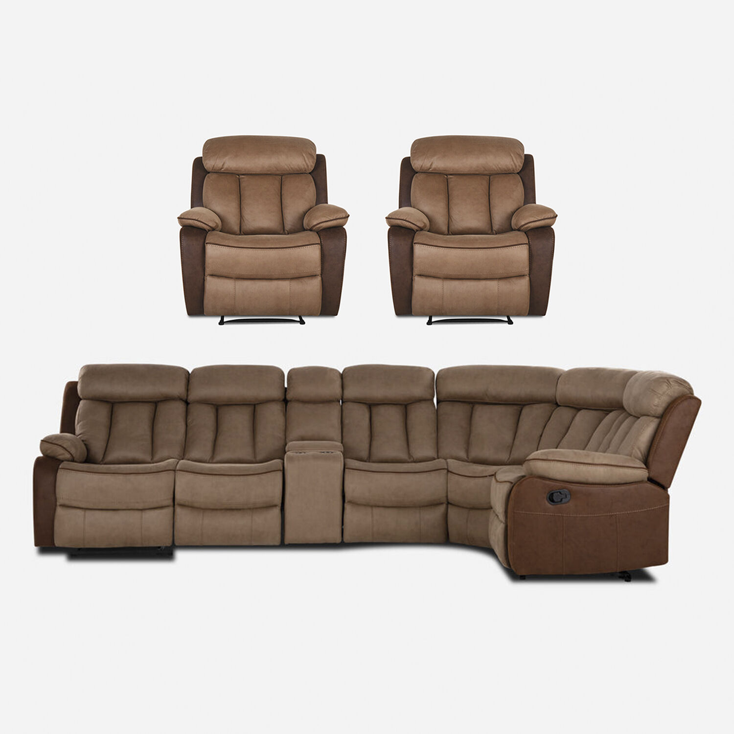 Juego Moka seccional + 1 cuerpo x2