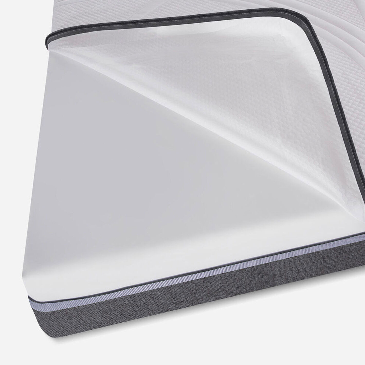 Cama Europea Curve 1,5 Plazas Ortopedic Advance + Almohada + Plum&oacute;n