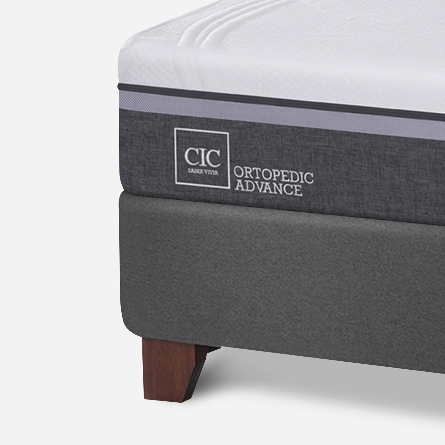 Box Spring King Ortopedic Advance + Set Tigris