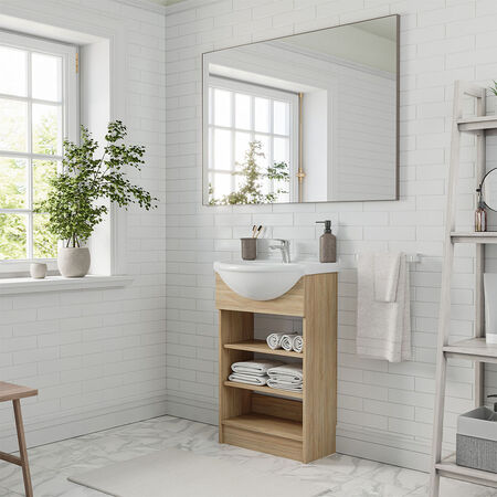 Vanitorio 2 Repisas Cannes Olmo 50 Cm.