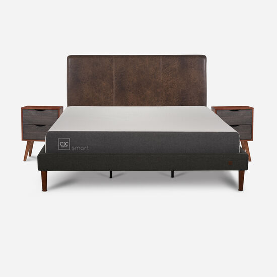 Cama Europea Curve King Smart + Set Baker