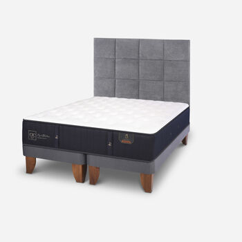 Cama Europea King Premium + Respaldo Támesis