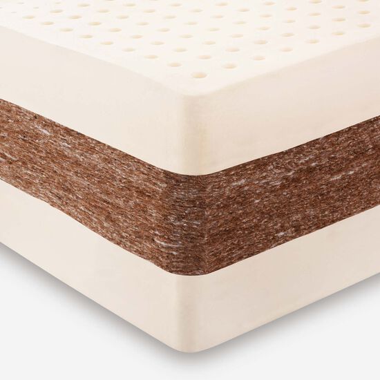 Cama Europea Curve 2 Plazas Cocopedic + Respaldo Torino Choc