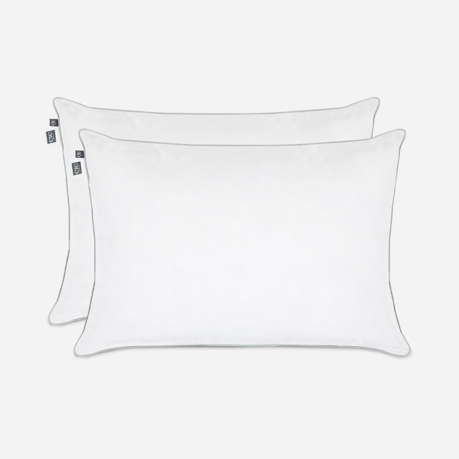 Pack 2 Almohadas 60% Pluma Cuerpo + 40% Pluma Pecho + Fibra 50X70 Cm.