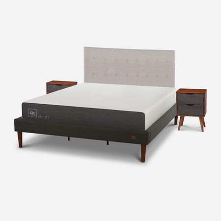 Cama Europea Curve King Smart + Set Tigris