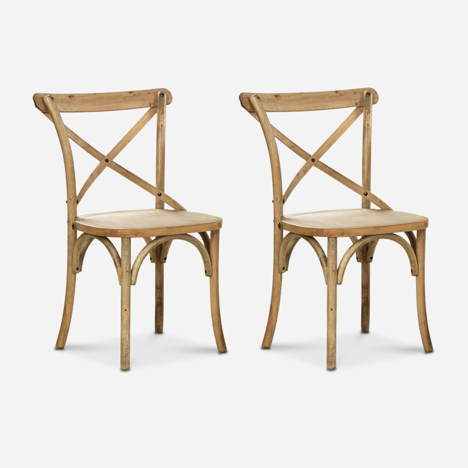 Par de Sillas Cruceta