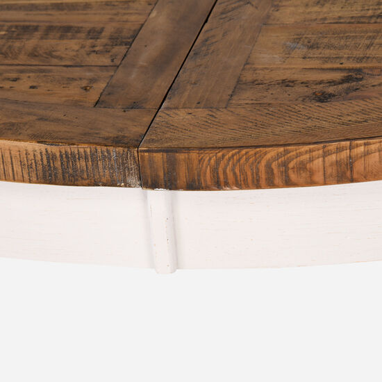 Mesa de Comedor Provenza Con Extensión Blanca