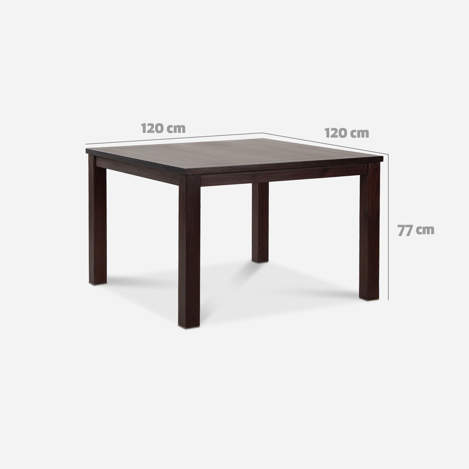 Comedor 8 Sillas &Ntilde;uble Chocolate - Tela Beige