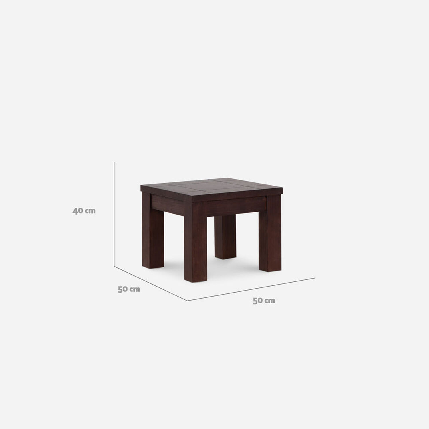 Mesa Lateral Ñuble Chocolate
