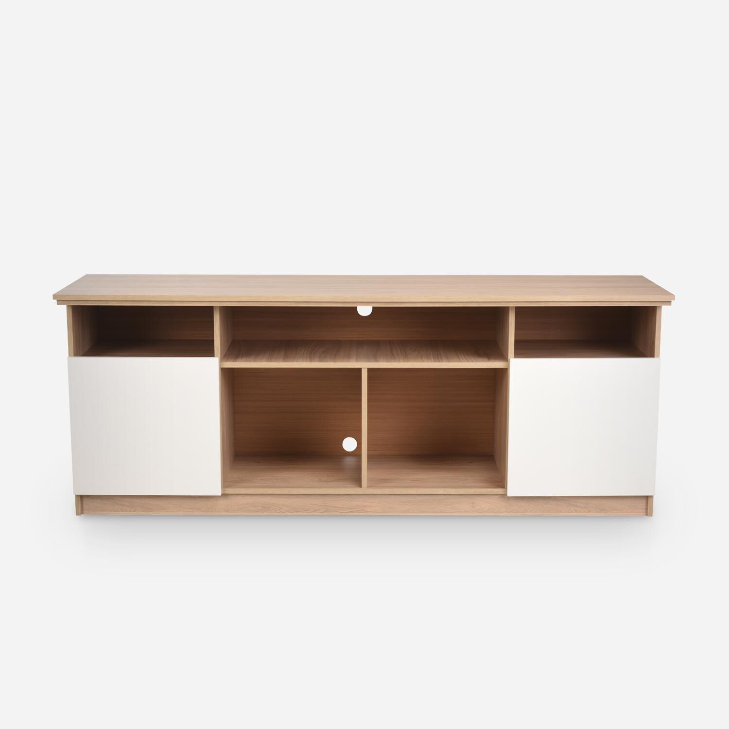 Rack Tv 75" Atenas Olmo Blanco