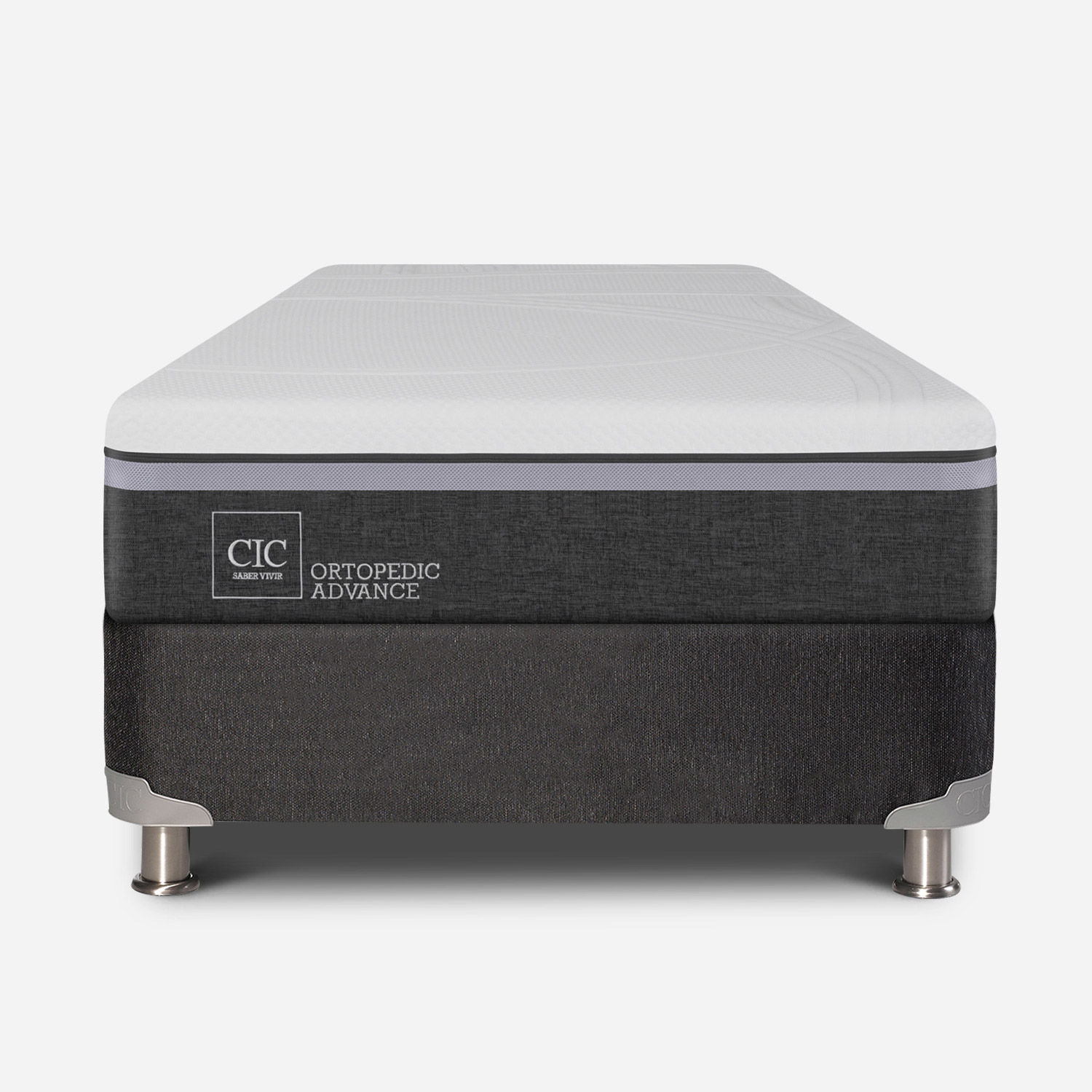 Box Spring 1,5 Plazas Ortopedic Advance 5 Zonas