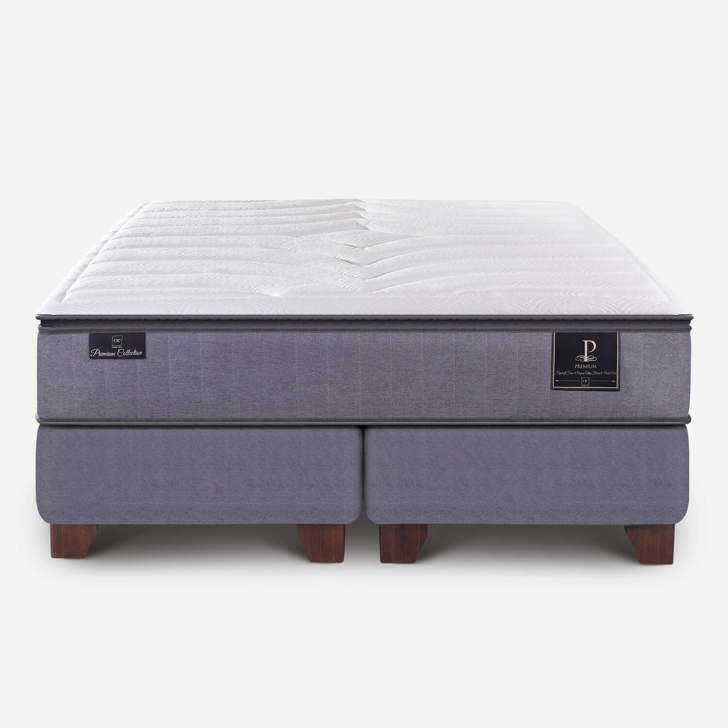 Box Spring 2 Plazas Premium Base Dividida