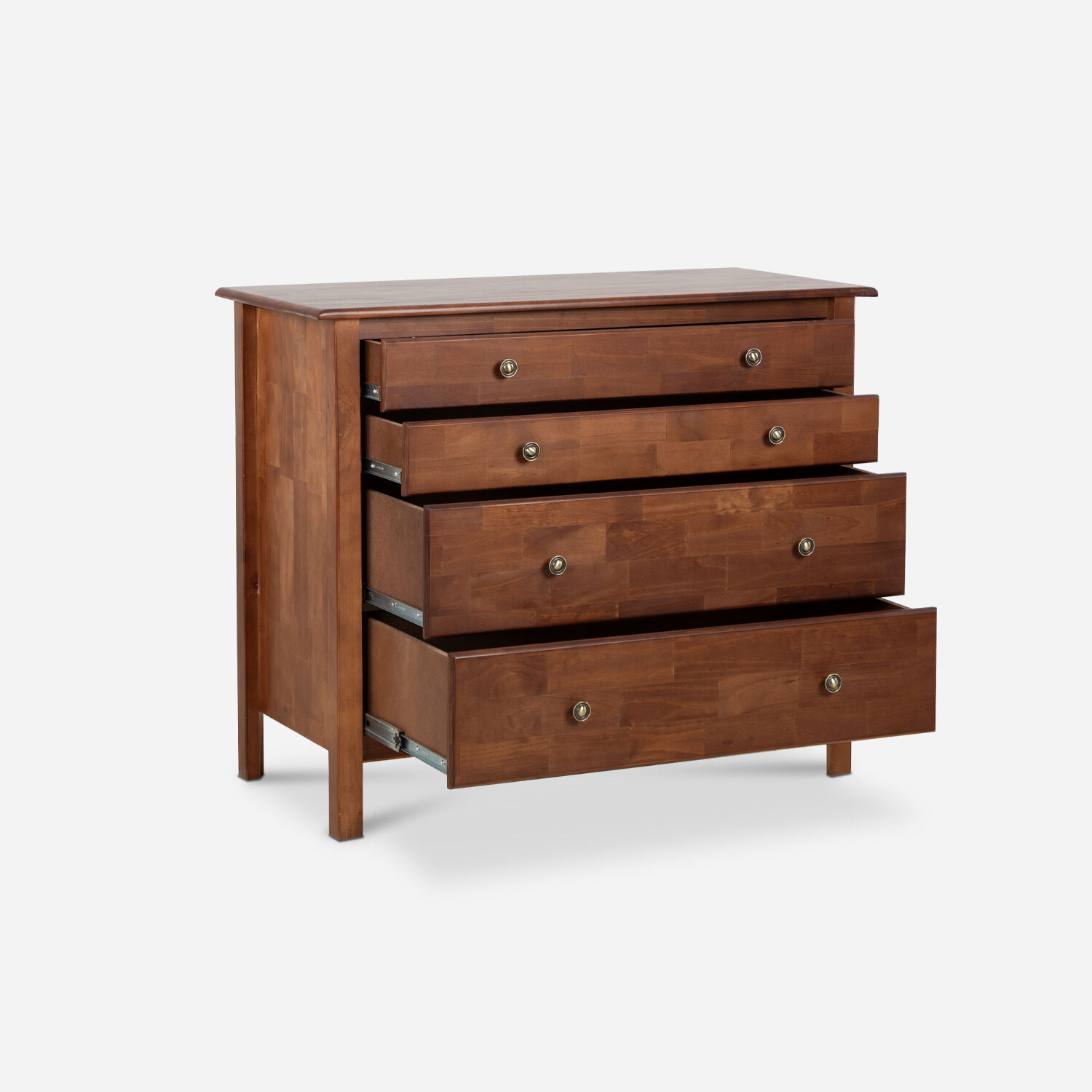 C&oacute;moda 4 Cajones Berl&iacute;n Caramelo