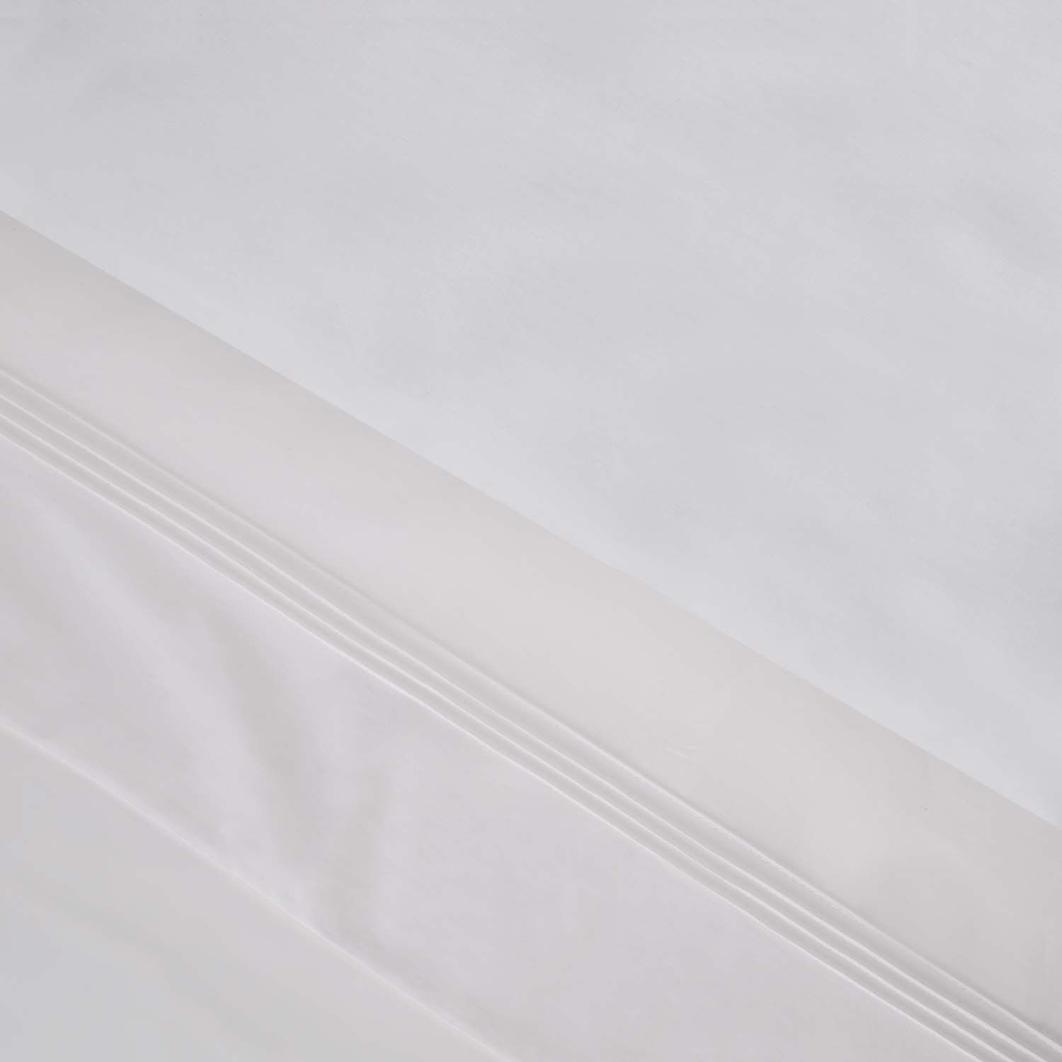 S&aacute;banas Single 230 Hilos Plisada Blanca 