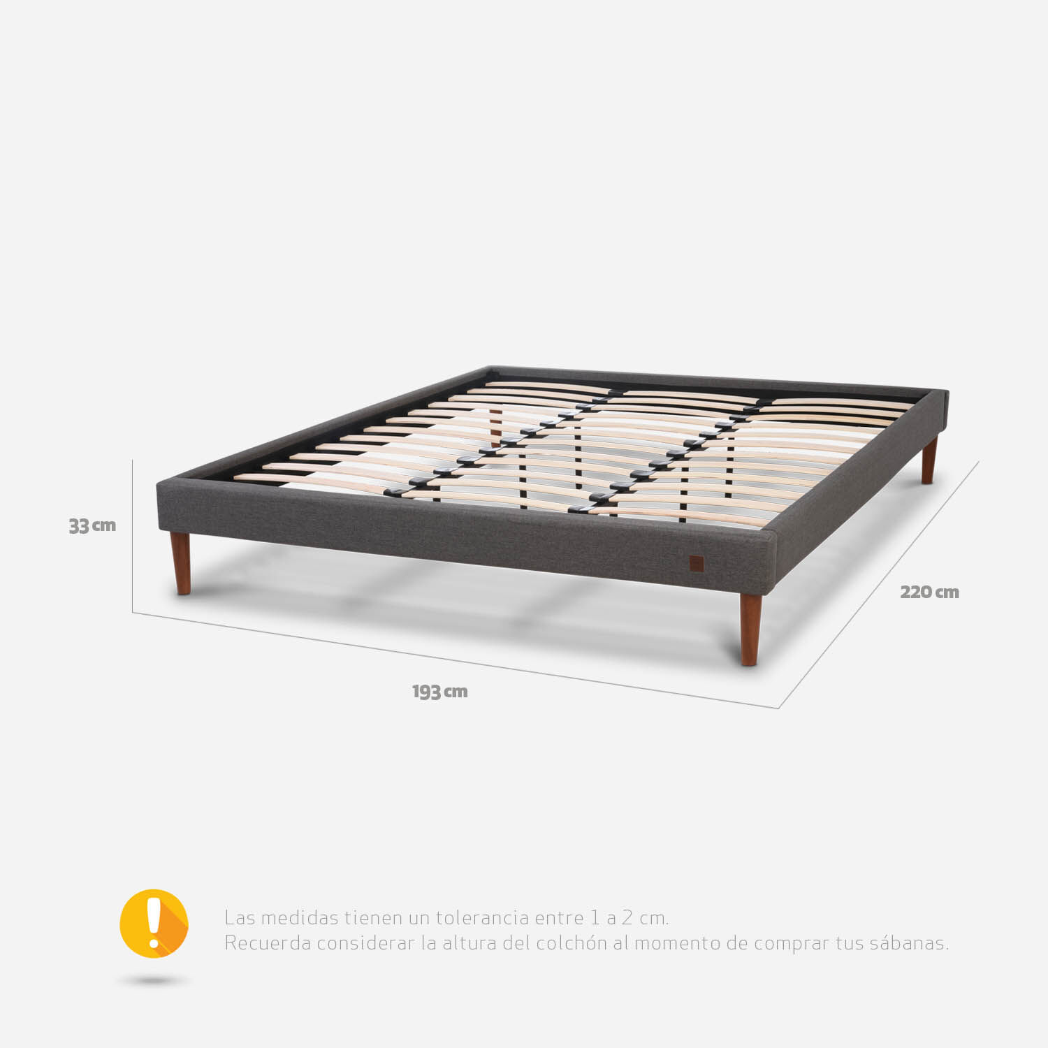 Base King Europea Curve 180x200 cm