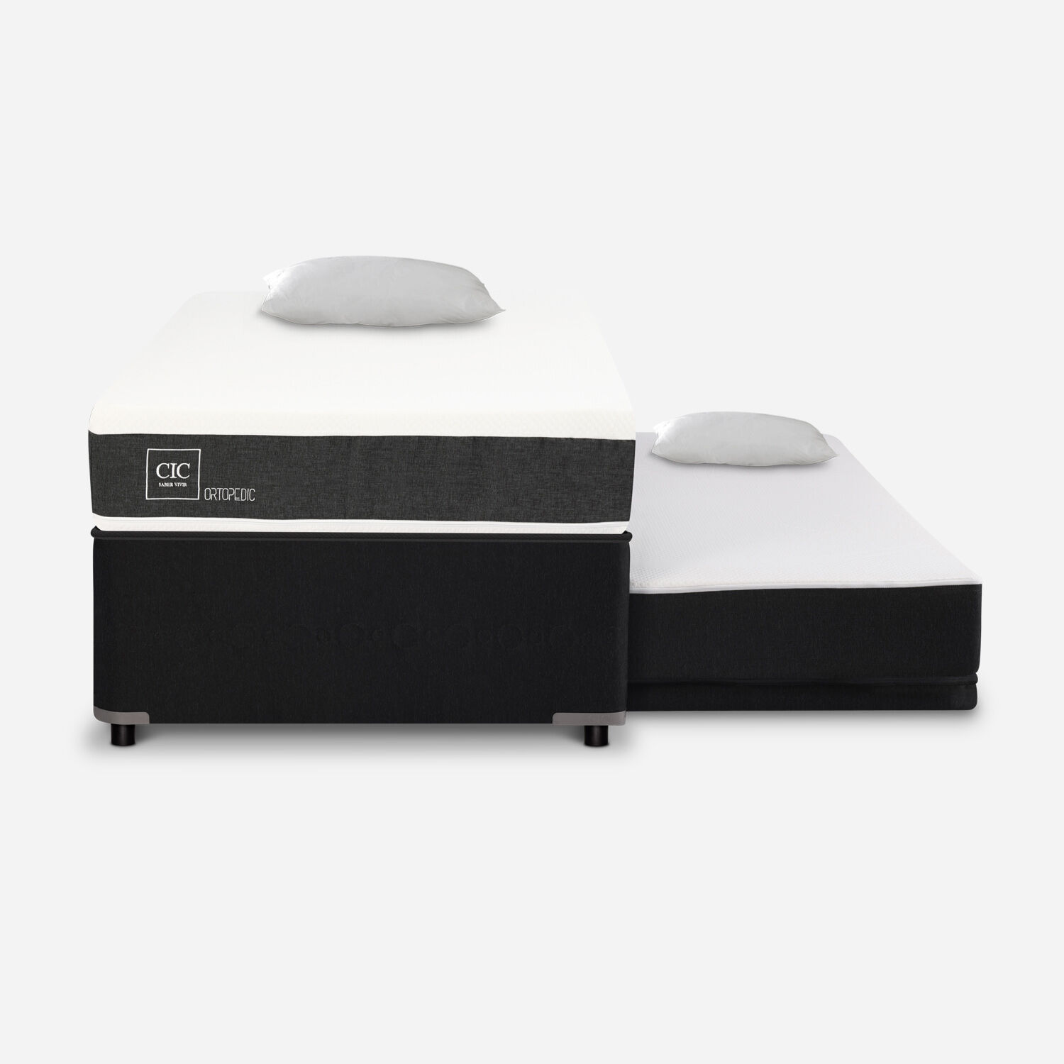 Cama Nido Diván Ortopedic + Almohadas