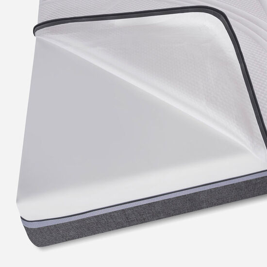 Cama Europea Curve 1.5 Plazas Ortopedic Advance + Set Enio