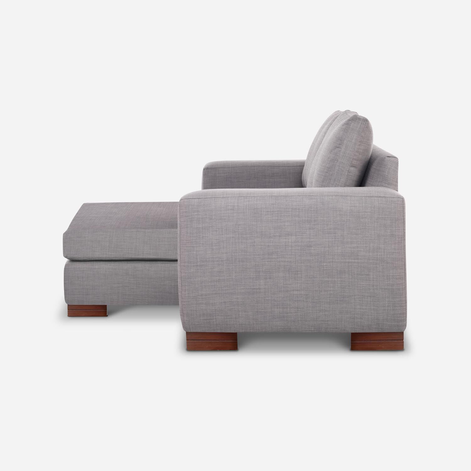 Sof&aacute; Seccional Izquierdo Praga Gris Claro