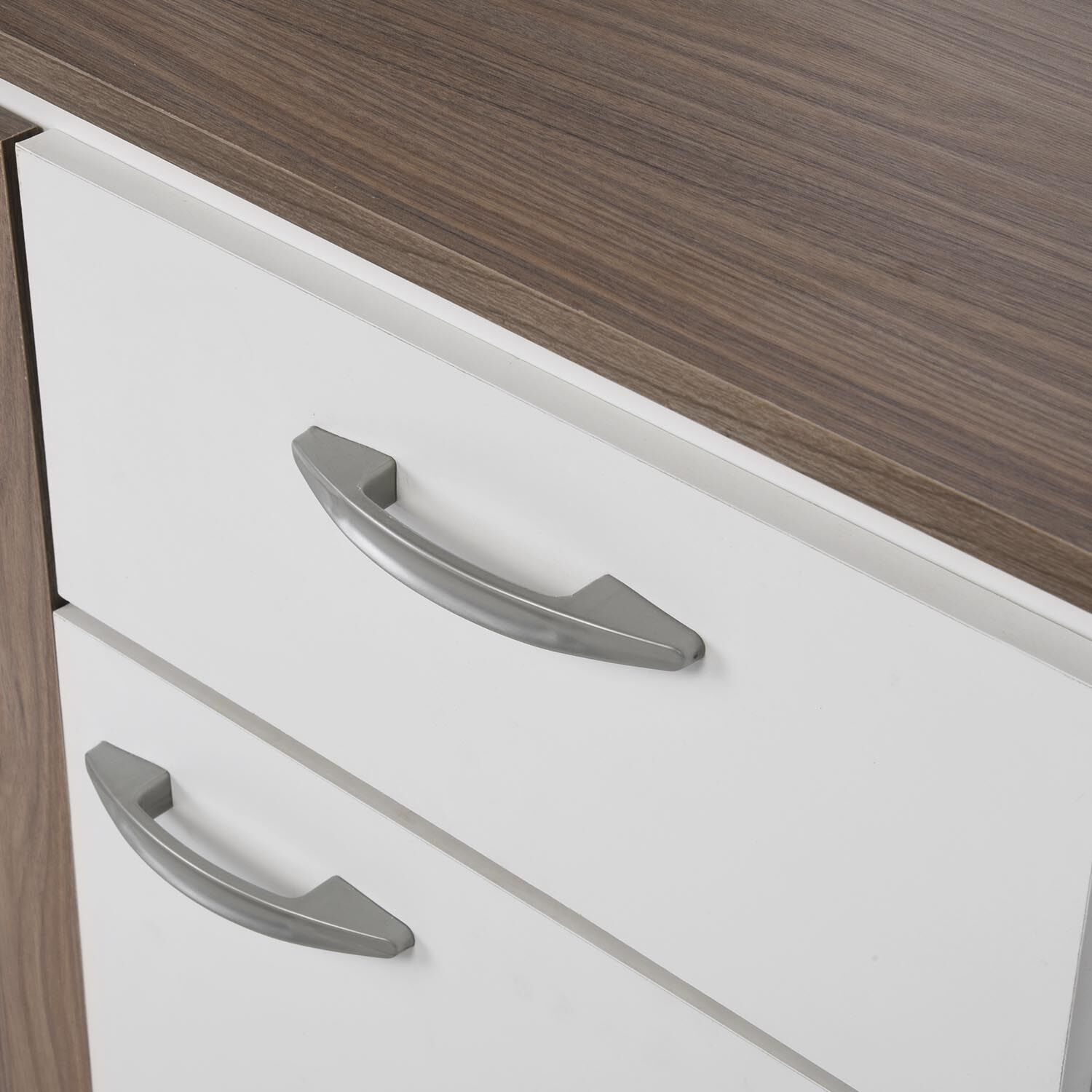 Mueble de Cocina 5 Puertas 1 Cajón Paula 150x180x45 Cm