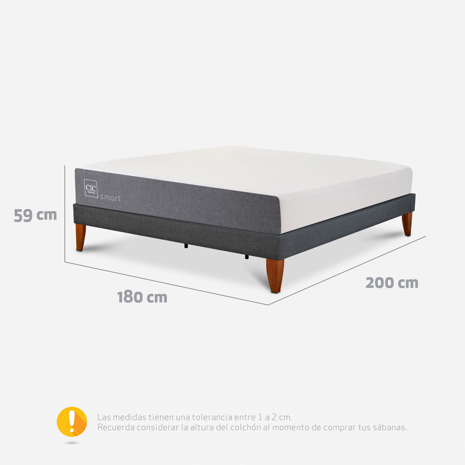Cama Europea Box King Smart 