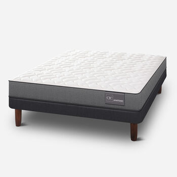 Cama Europea 2 Plazas Anatomic Base Normal