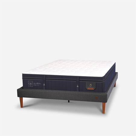 Cama Europea Curve 2 Plazas Super Premium