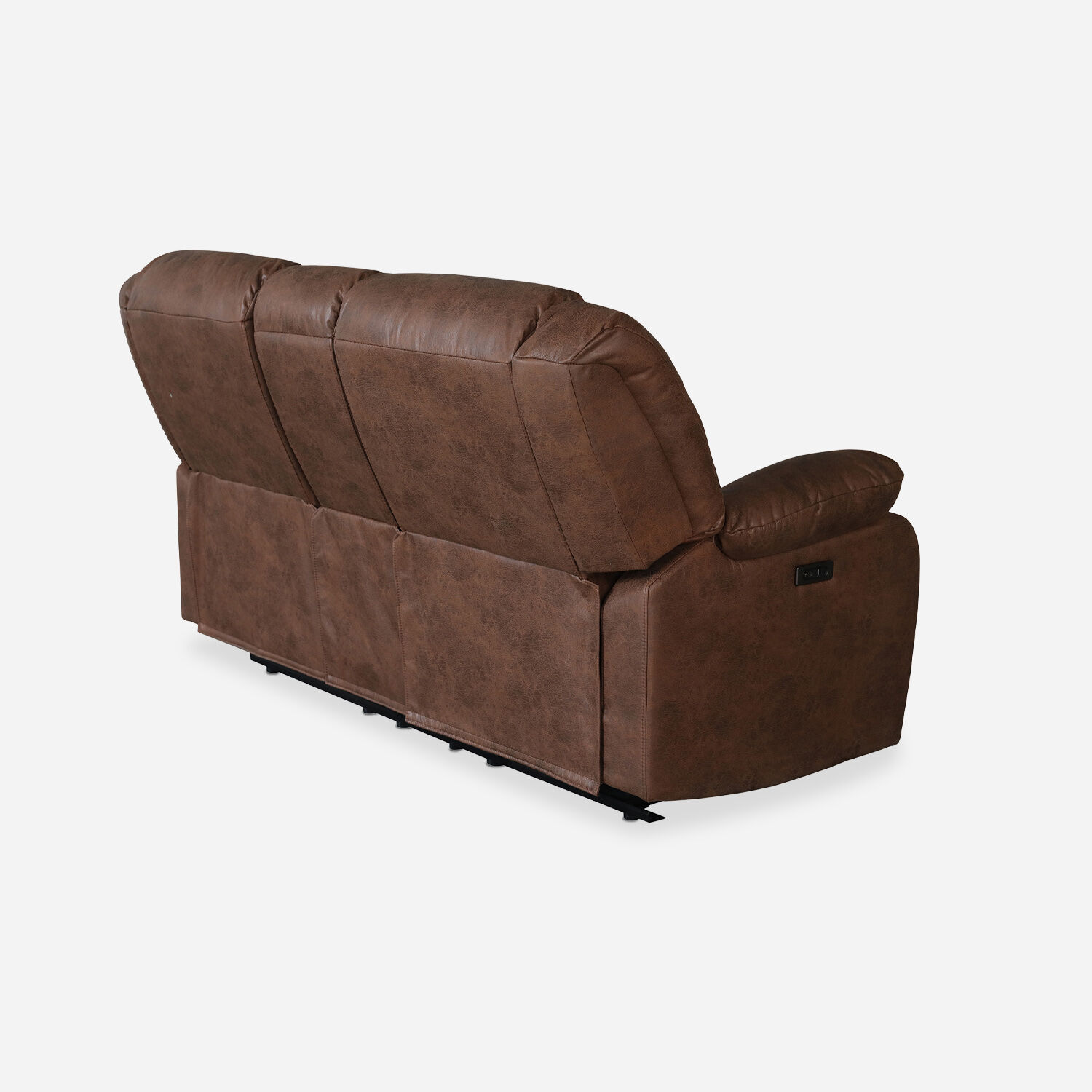 Sof&aacute; 2 Cuerpos + Consola Reclinable El&eacute;ctrico Domingo