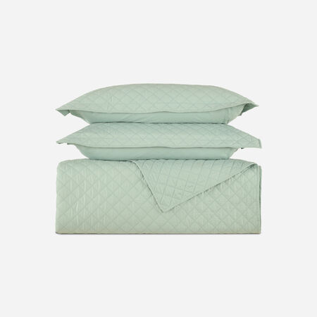 Quilt Single Polycotton Menta
