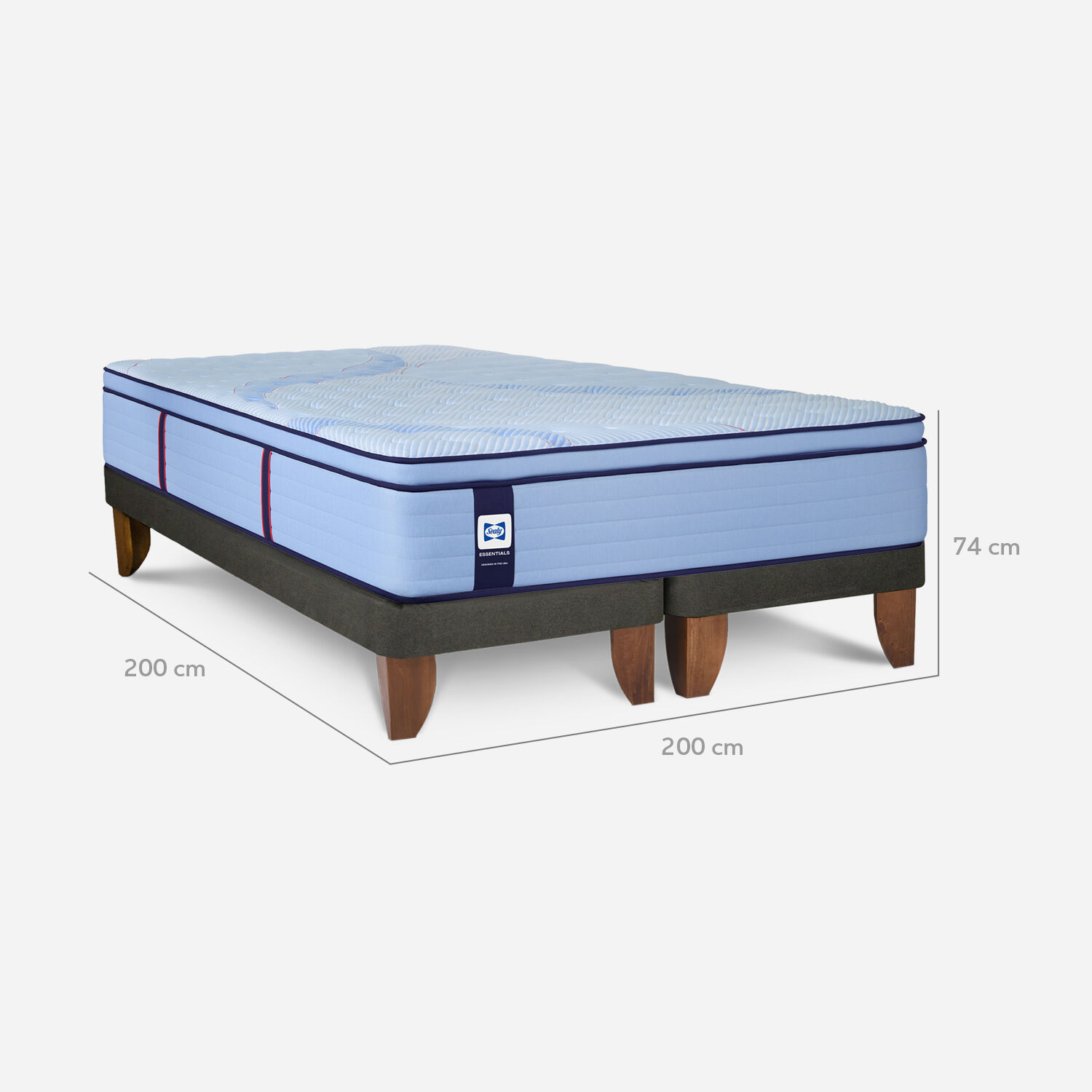 Cama Europea Sealy Essential Super King 200x200