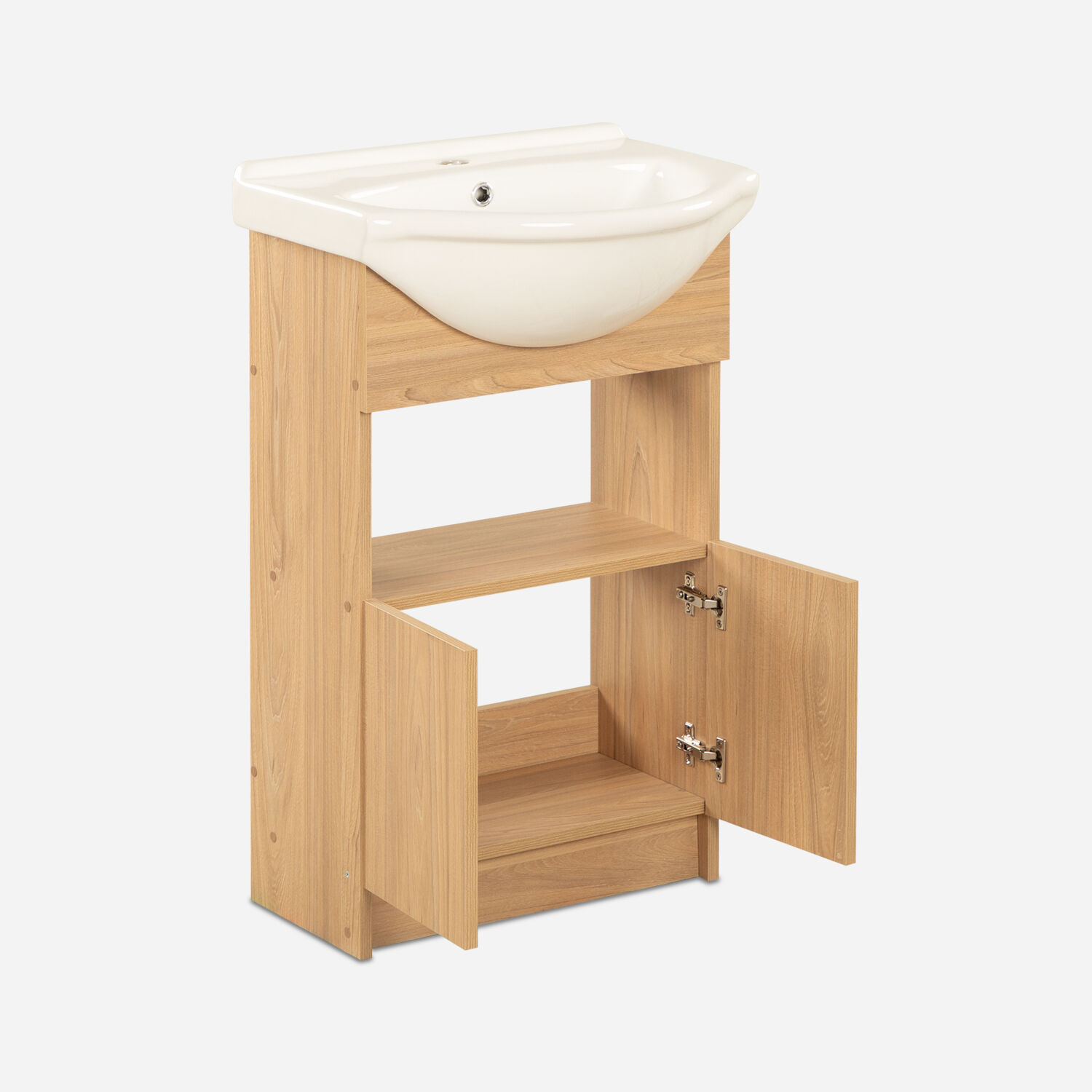Vanitorio 2 Puertas Bajas Cannes Olmo  50 Cm.