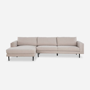 Sofá Seccional Izquierdo Beige María Repreve