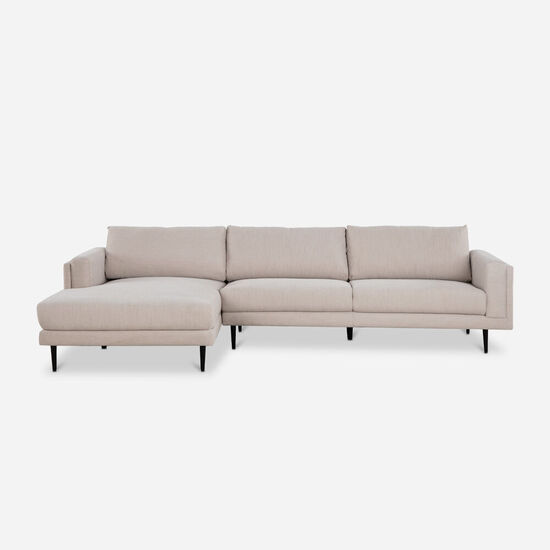 Sofá Seccional Izquierdo Beige María Repreve