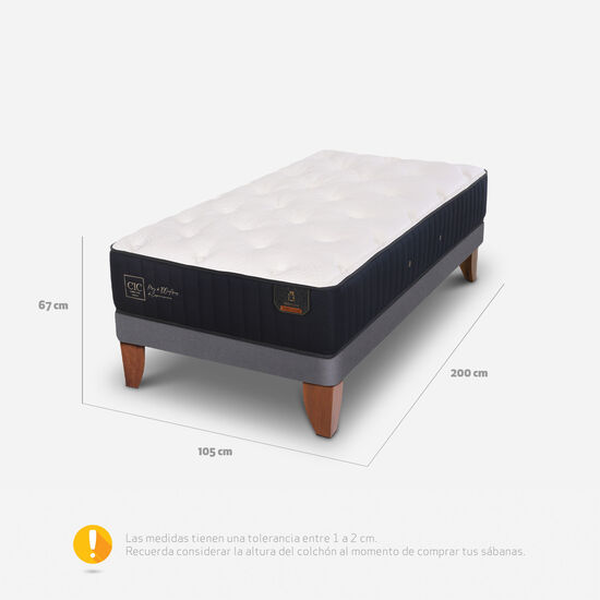 Cama Europea 1.5 Plazas Premium