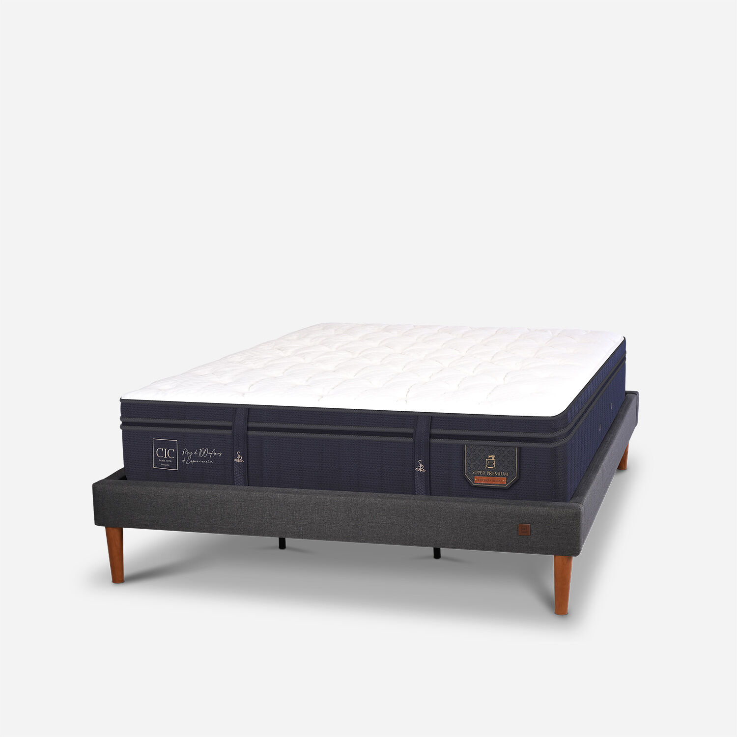 Cama Europea Curve King Super Premium