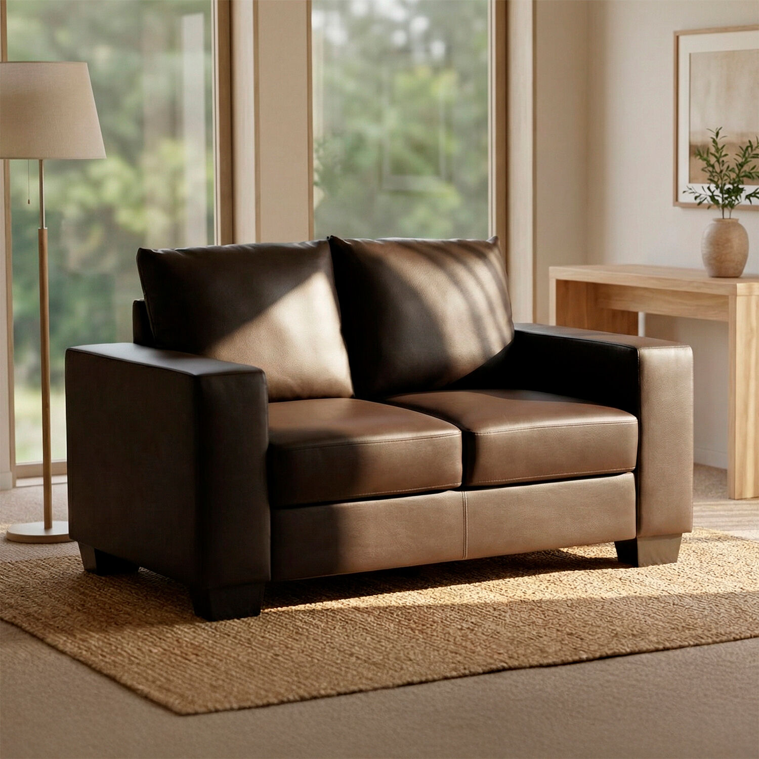 Sof&aacute; 2 Cuerpos Ontario Chocolate