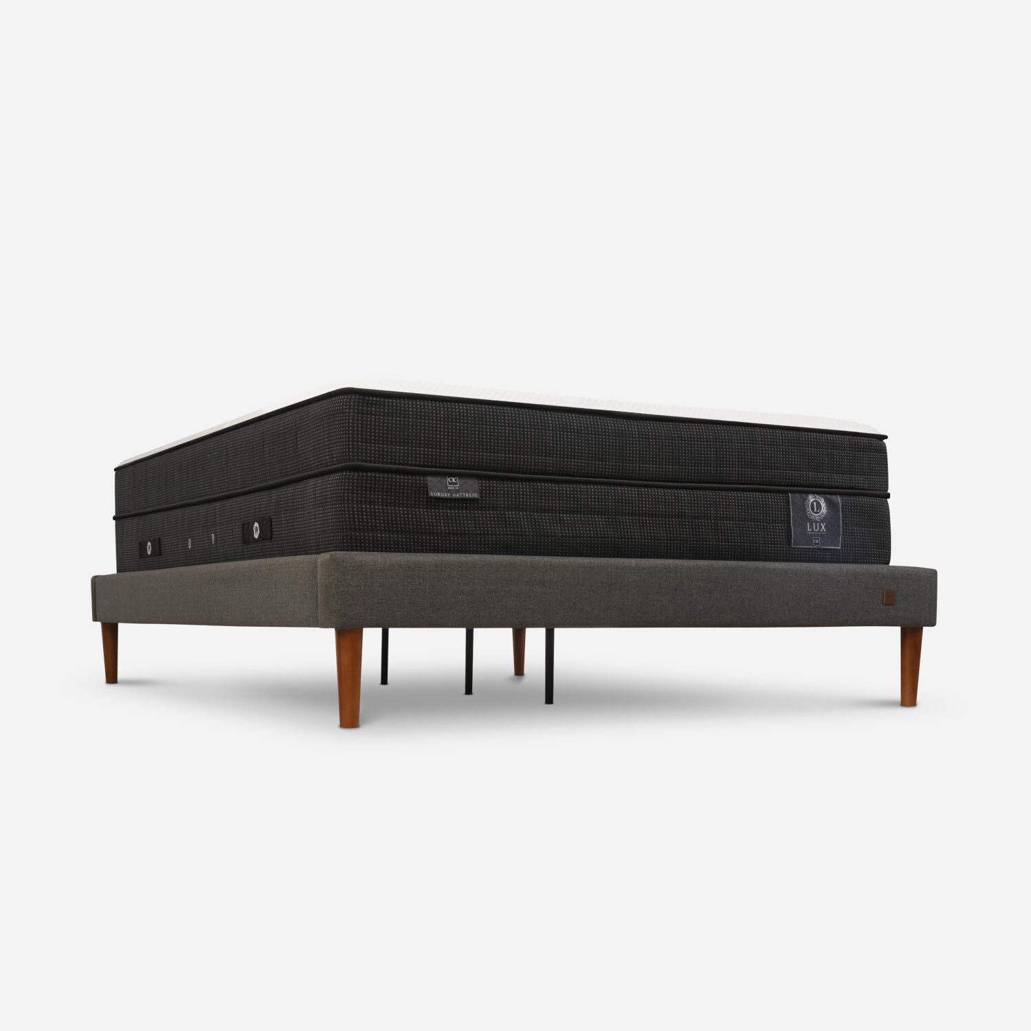 Cama Europea Curve 2 Plazas Lux