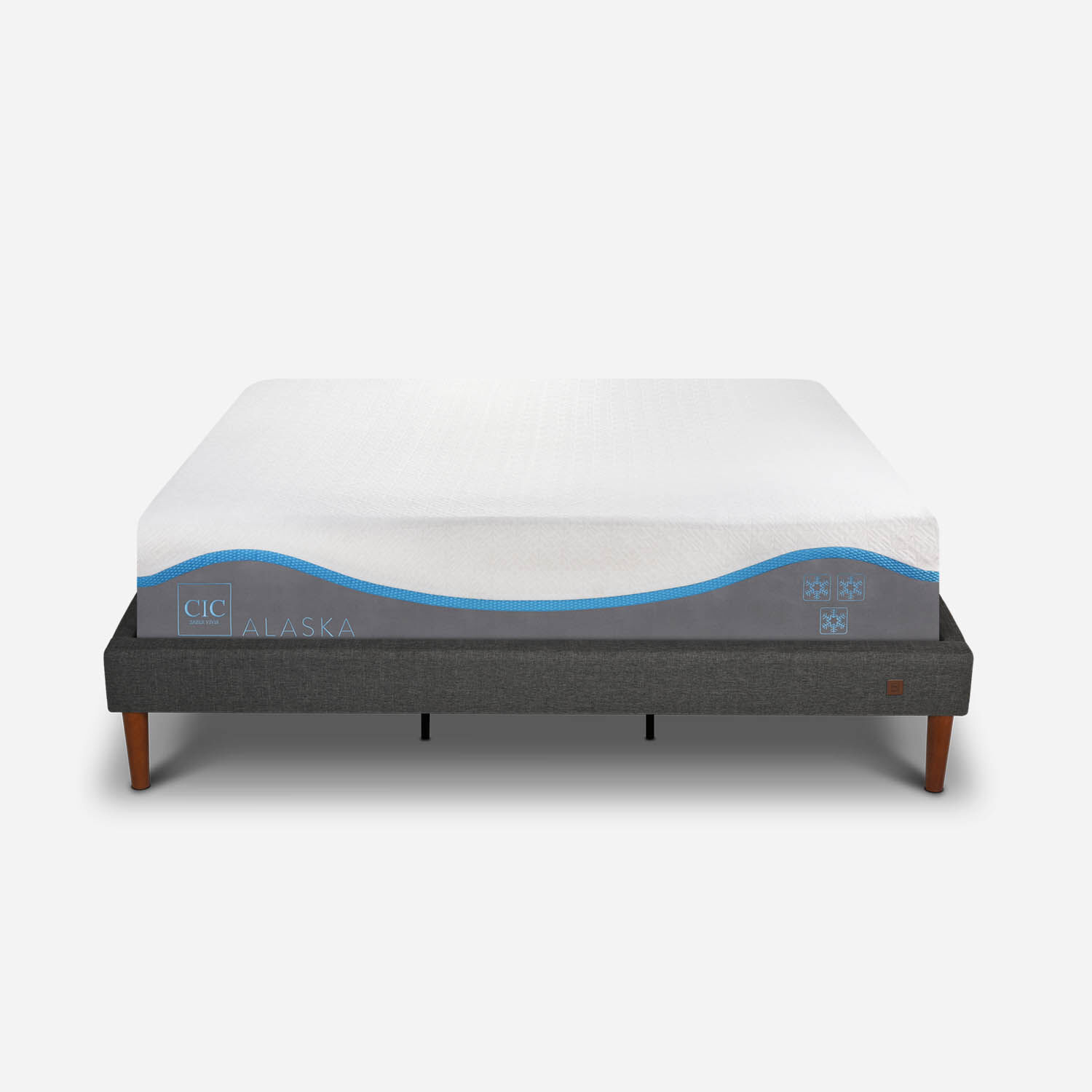 Cama Europea Curve King Alaska