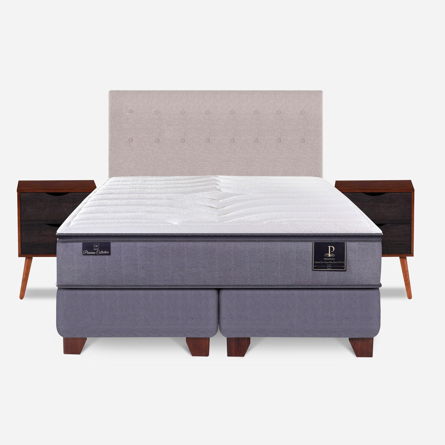 Box Spring King Premium + Set Tigris