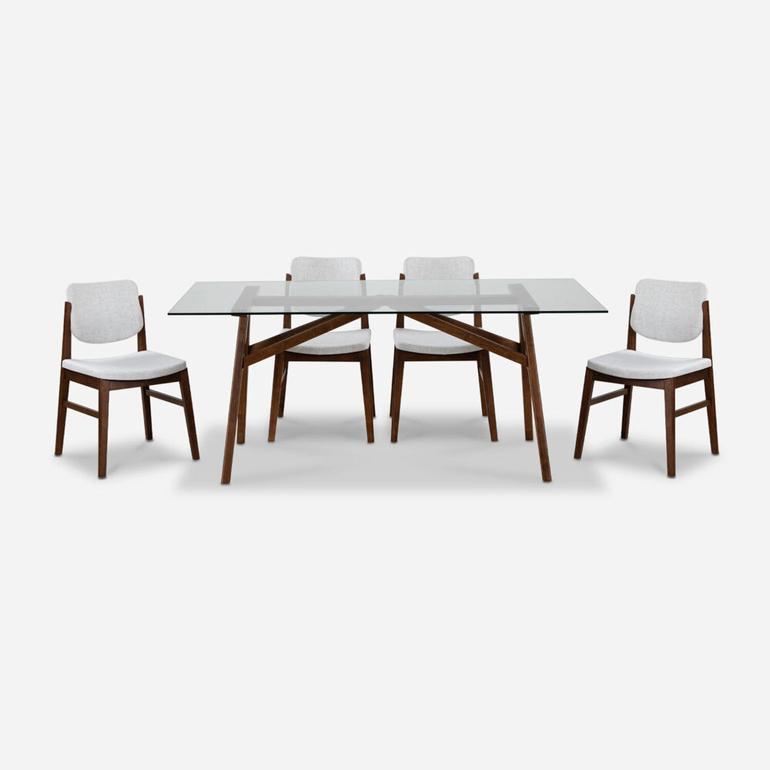 Comedor de Vidrio 6 Sillas New York