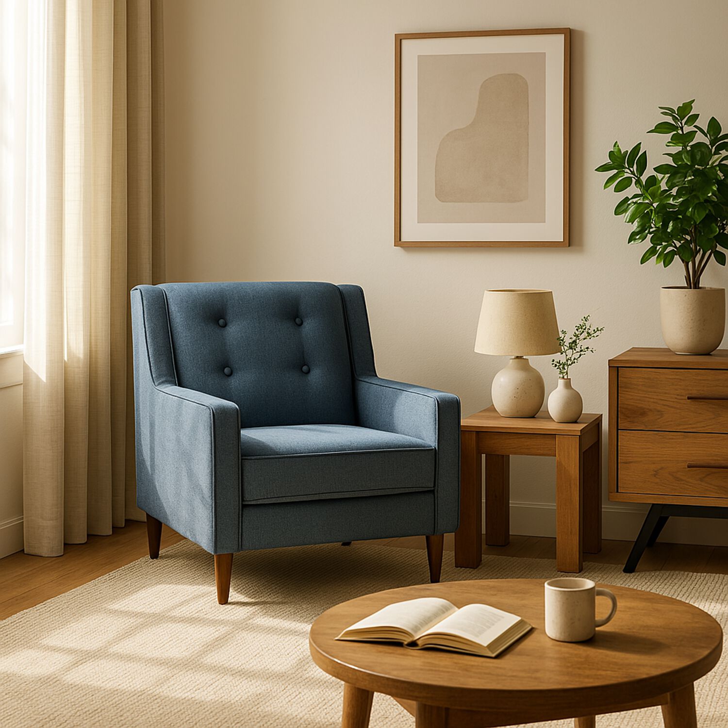 Poltrona Kidman Azul