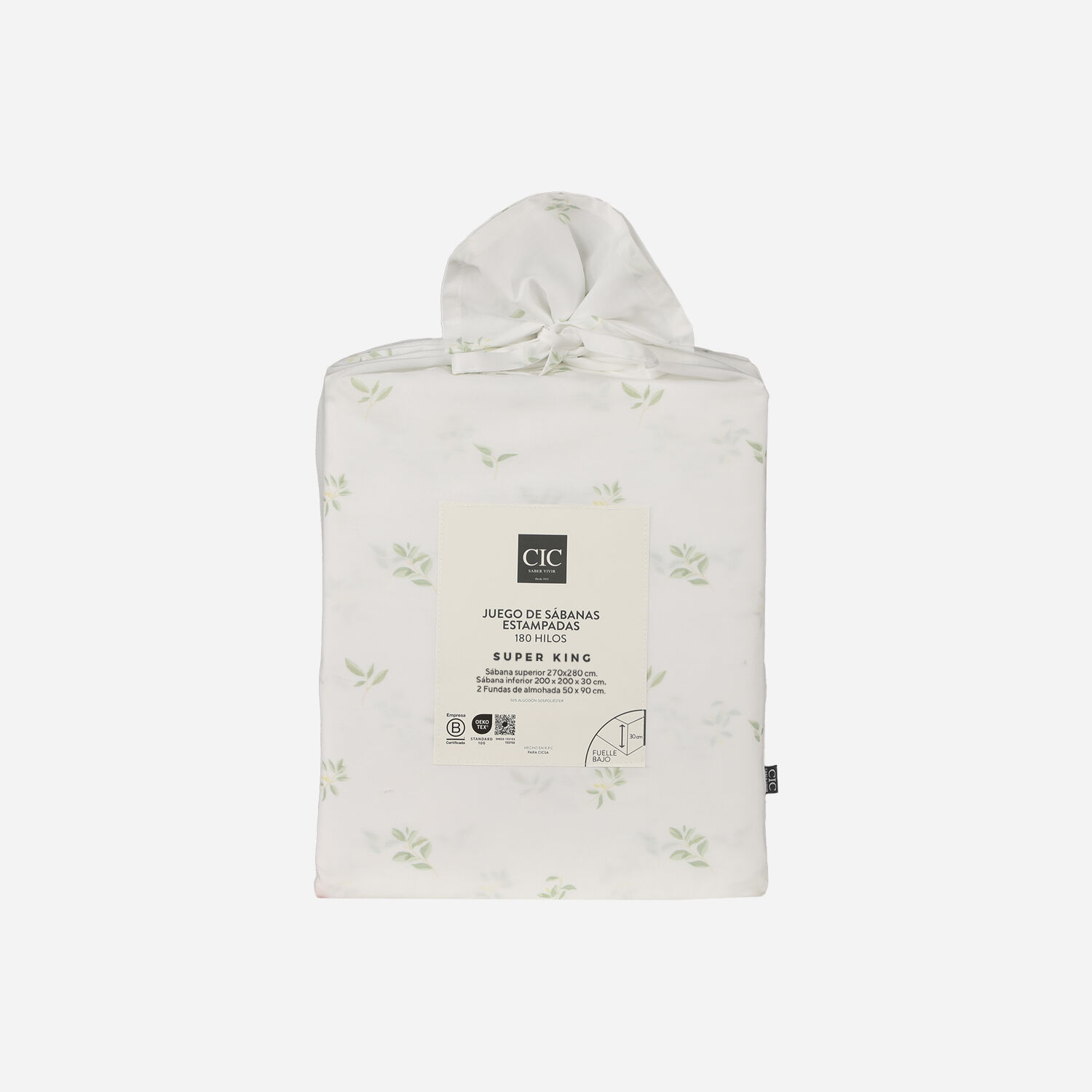 Sábanas Super King Polycotton 180 Hilos Florencia