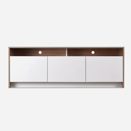 Rack Bajo 2 Puertas 1 Cajón Olmo Blanco Colbún