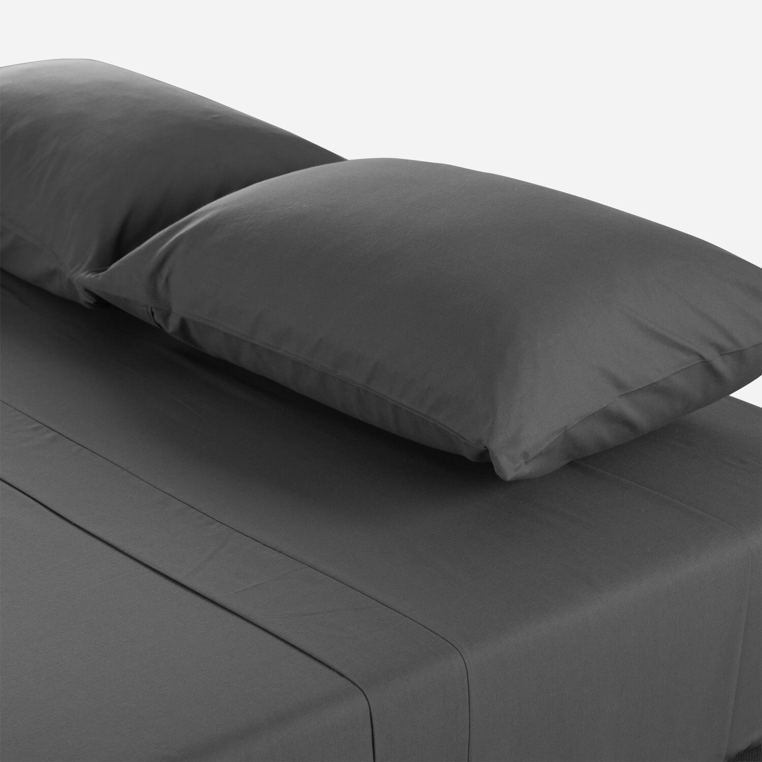 Sábanas Super King 500 Hilos Lisa Gris