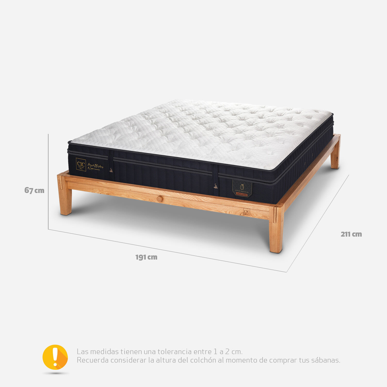 Cama Oak King Super Premium